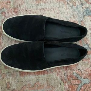 Vince suede slip on sneakers